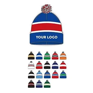 A1830 Knitted Team Hockey Toques