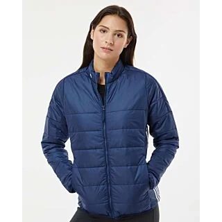 A571 Adidas - Women's Puffer Jacket with Custom Logo Embroidery