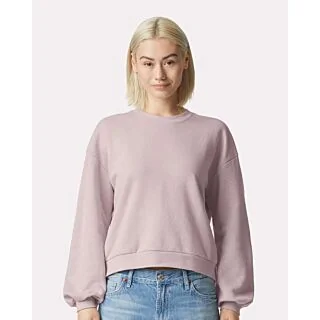 RF494 American Apparel - ReFlex Women's Fleece Crewneck