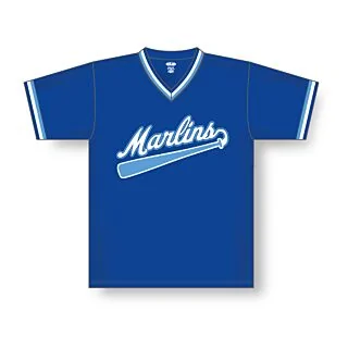 BA1333 V-Neck Dryflex Baseball Jersey with Sleeve Trim