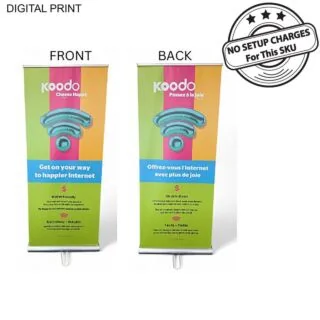 DP783 Custom Printed Premium Double-Sided Retractable Banner Stand
