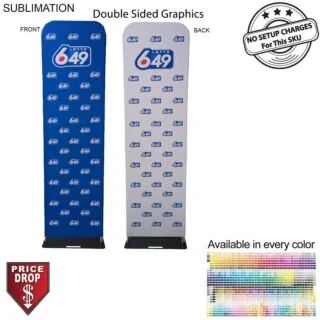SU735 Custom Printed Eurofit Double-Sided Tension Fabric Banner