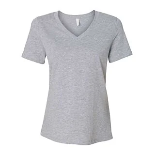 6405CVC BELLA + CANVAS - Women's Relaxed Heather CVC V-Neck Tee