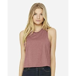 6682 Women's Racerback Crop Tank
