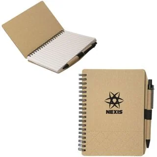 CA8677 Geneva Cardboard Spiral Notebook