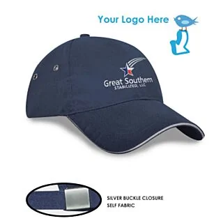 KC-8213S Polo Style Light Brushed Sandwich Cap (Adult/Youth)