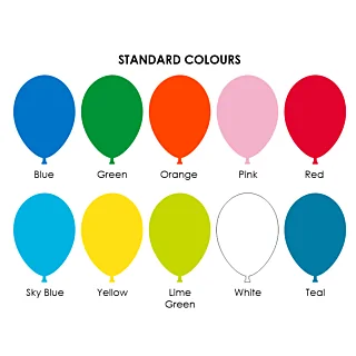 9" Round Balloons - Qualatex Latex Balloons