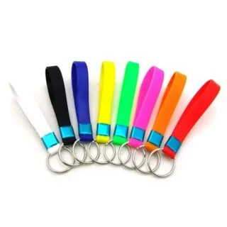 SILI-KEY-D Debossed Silicone Keychain