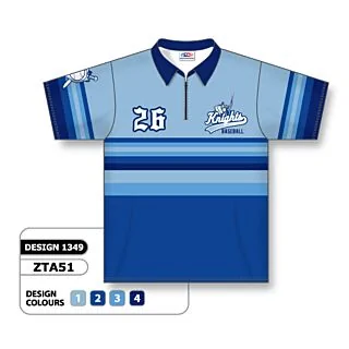 zta51 Sublimated Bowling Shirts