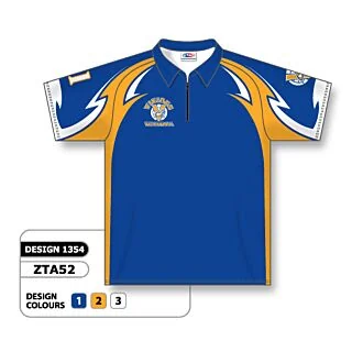 zta52 Sublimated Bowling Shirts