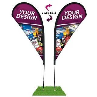 WF-2TM 11' Tear Drop Wind Flag Kit - Double Sided