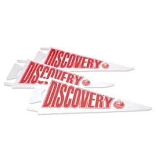 6 5/8" x 20 1/2" Classic White Pennant