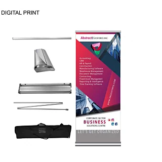 DP652 Deluxe Wide Base Retractable Banner Stand