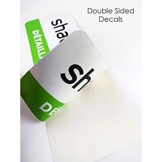 25 to 36 sq in, Double-sided Decals, Screen-printed (DSW/36)