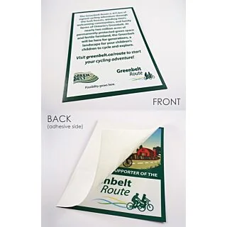 37 to 50 sq in, Full Colour Double-sided Decals (DSW/50R-4CP)