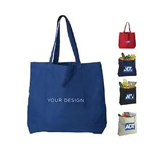 E2000 Large Cotton Canvas Tote Bag
