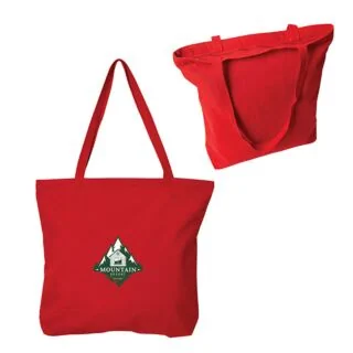 E2010 Valkaz Cotton Tote With Zipper