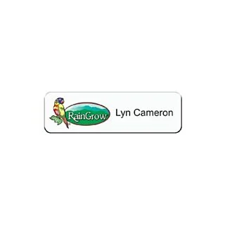 Full Colour Plastic Name Badge (2.5" x 0.75")