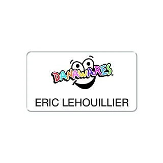 Full Colour Plastic Name Badge (2.75" x 1.5")