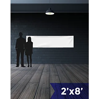 banner2x8, 2' x 8' 13 oz Vinyl Single-Sided Banner