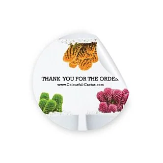 4" Circle Glossy Sticker