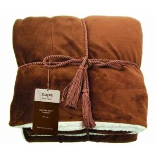 K8000 Deluxe Lambswool Throw Blanket