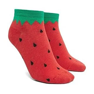 SOCKS-ANKLE Ankle High Jacquard Socks