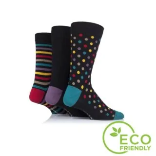 SOCKS-JQDORGC Jacquard Knit Mid-Calf Socks