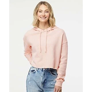 AFX64CRP Independent Women’s Lightweight Crop Hooded Sweatshirt