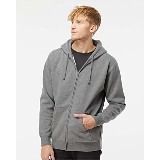 IND4000Z Custom Heavyweight Full-Zip Hoodie – Independent Trading Co
