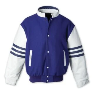 JK346 Melton Jacket -  Varsity Jacket Call For Pricing