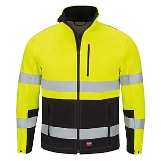 JY34 RED KAP HI-VISIBILITY SOFT SHELL JACKET