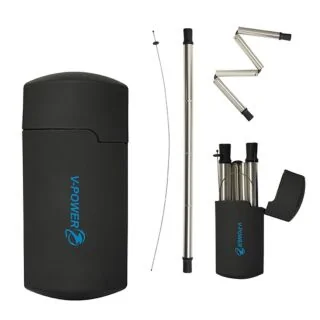 Stratosphere 9" reusable foldable straw