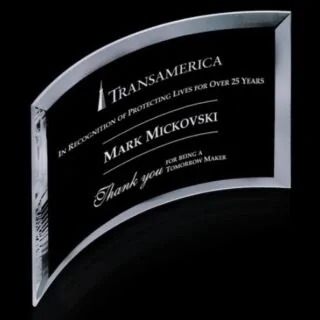 4" x 6" Madison Award - Crescent