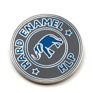 0.75" Die Struck Hard Enamel Lapel Pins