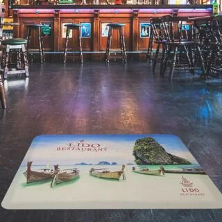 LM5232 Branded Comfort Custom Printed Logo Floor Mats - Anti-Fatigue