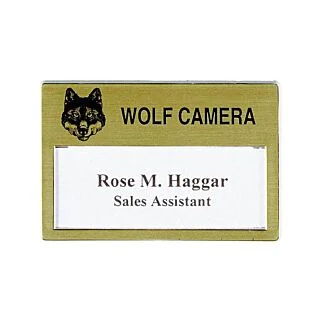 Hot Stamped Window Badge (3" x 2")
