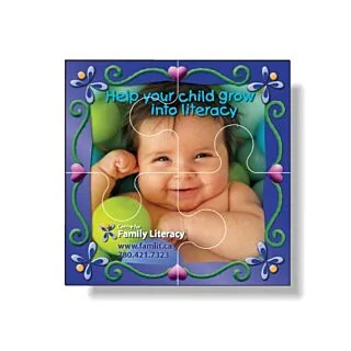 4 Piece Magnetic Puzzles Square 3.5" by 3.5"
