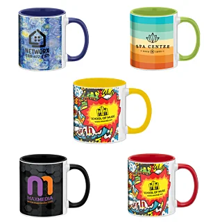 MUY SimpliColor - 11 oz. Ceramic Mug with ColorPop