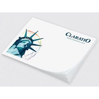 50 Sheets - 3" x 4" Post-it Custom Printed Notepads, Full Colour