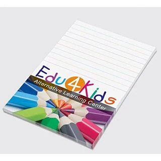 25 Sheets - 4" x 6" Post-it Custom Printed Notepads, Full Colour