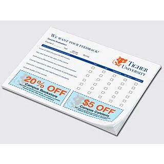 50 Sheets - 6" x 8" Post-it Custom Printed Notepads, Full Colour