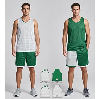 BR1302 AK Mesh Traditional Cut Reversible Basketball Jersey