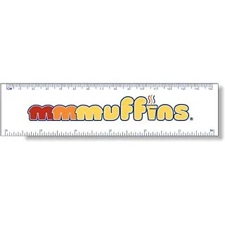1.5" X 6.25" Stock Shape Flexible Magnetic Ruler