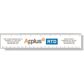 1.5" X 8.25" Stock Shape Flexible Magnetic Ruler