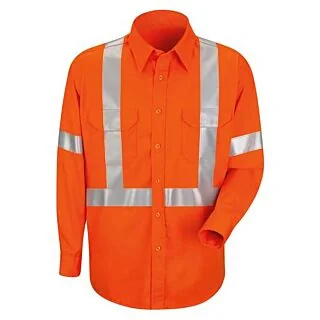 SC1SOR LONG SLEEVE SHIRT WITH CSA COMPLAINT REFLECTIVE TRIM