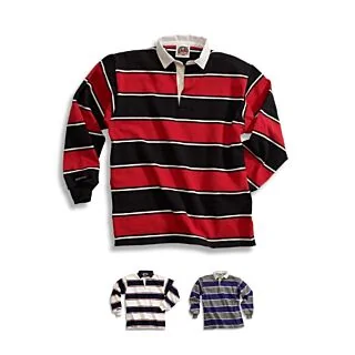 Traditional Cotton Soho Stripe Rugby Shirts