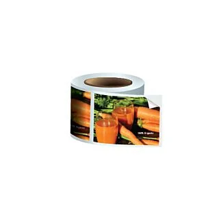 2" x 1.5" Rectangle Glossy Stickers On a Roll