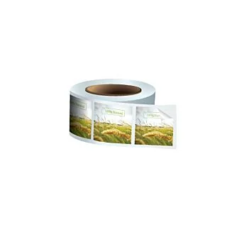 1.5" Square Glossy Stickers On a Roll