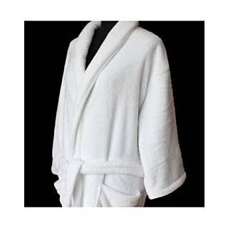 ID-T594 Coral Fleece Bath Robe Shawl Collar